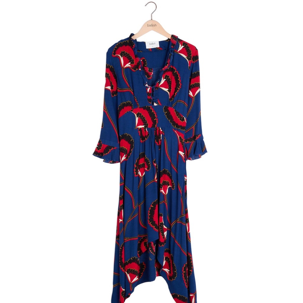 Ba&sh floral print dress size 2 ( medium approximately us 6-8)